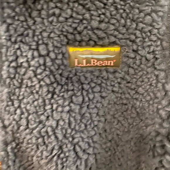 LL Bean Jacket Womens Extra Small XS Mountain Pile Sherpa Fleece Coat Hooded - Picture 4 of 8